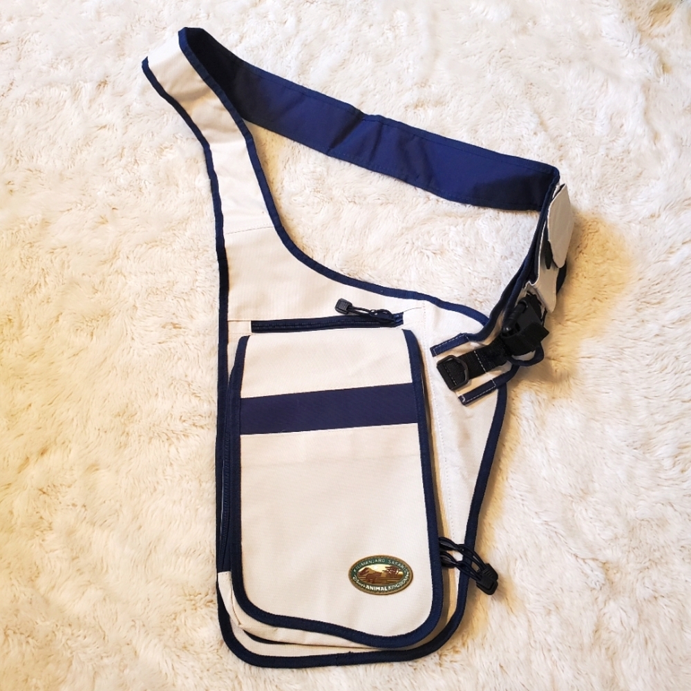 Disney Navy and White Crossbody Bag